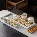 Chinese Kung Fu Ru Kiln Tea Set